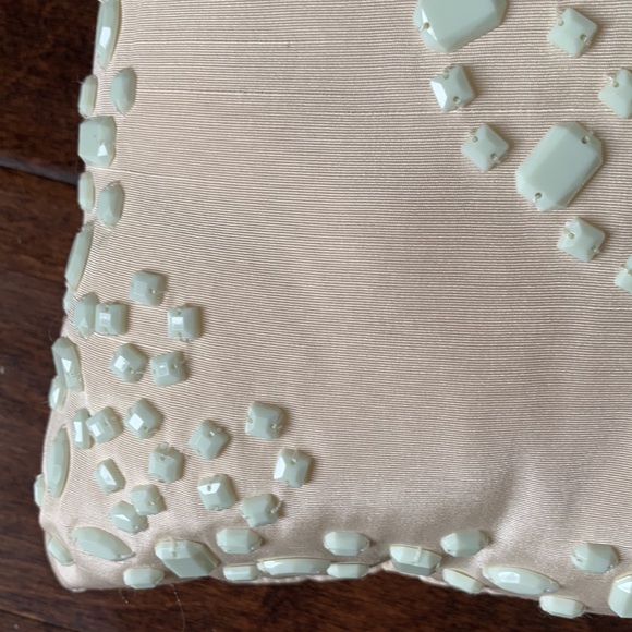 NWT Decorative Beaded Accent Pillow - Picture 4 of 11